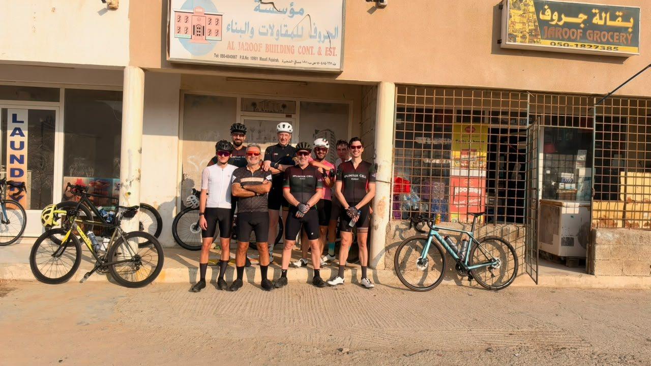 On the road: An Out and Back Route from Shees Rest Area, Khor Fakkan