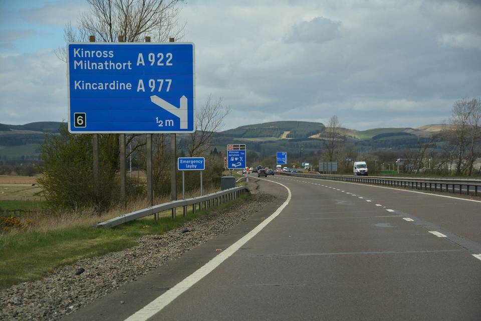 Perth &amp; Kinross : The M90 Motorway