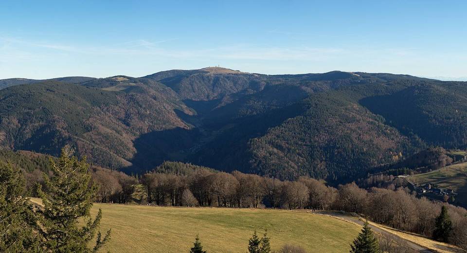 On the road: Feldberg (Black Forest) from Kirchzarten