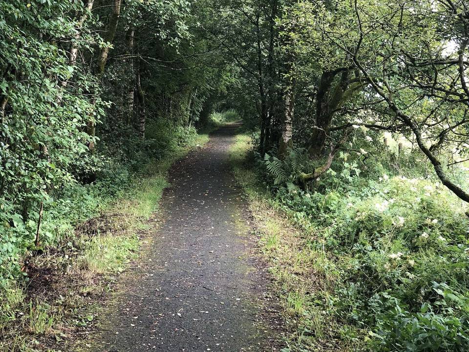 On the road: National Cycle Route 755