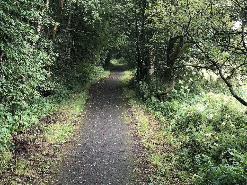 On the road: National Cycle Route 755