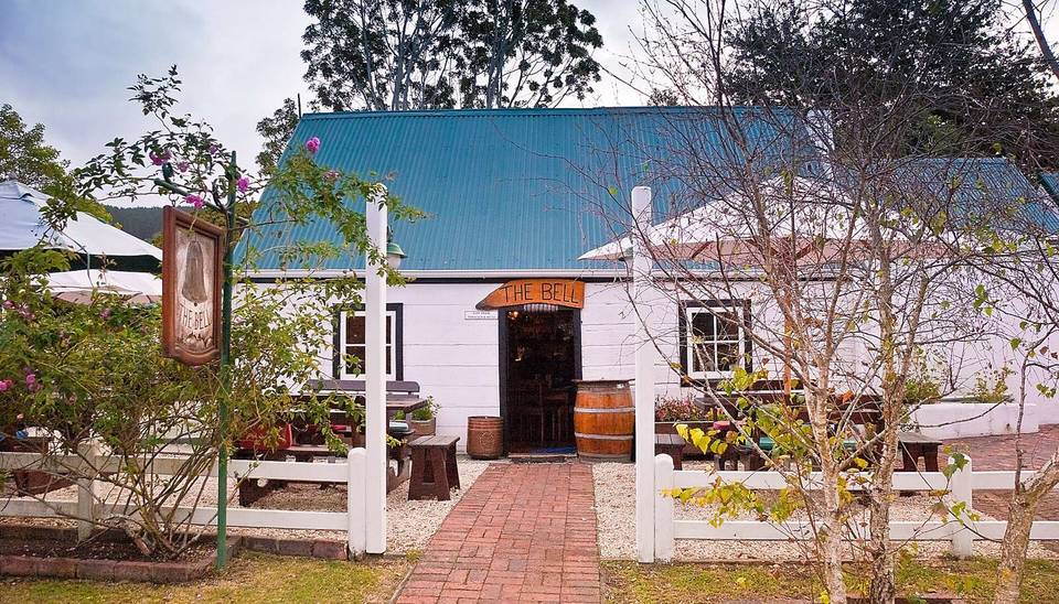 The popular Bell Pub in the grounds. Belvidere Manor Hotel, Knysna.