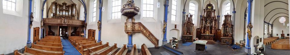 Katholische Pfarrkirche St. Marien Bad Breisig-Niederbreisig, Landkreis Ahrweiler, Rheinland-Pfalz, Deutschland