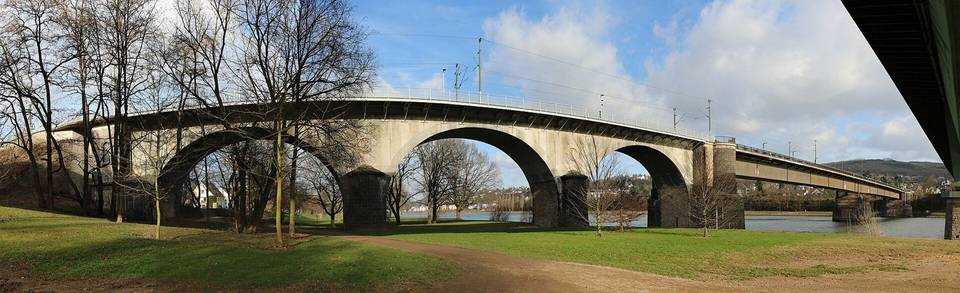 Horchheimer Eisenbahnbrücke in Koblenz