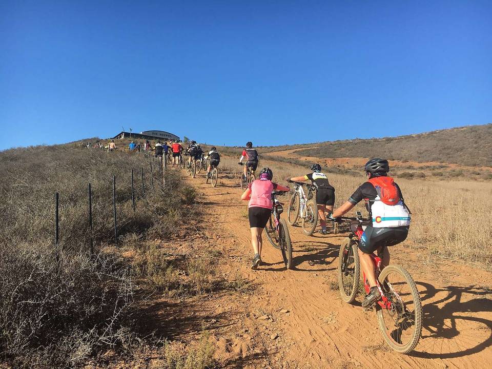 Annual mountain bike challenge in South Africa. Small town of Philadelphia, outside Cape Town. Very steep include near start of the race.