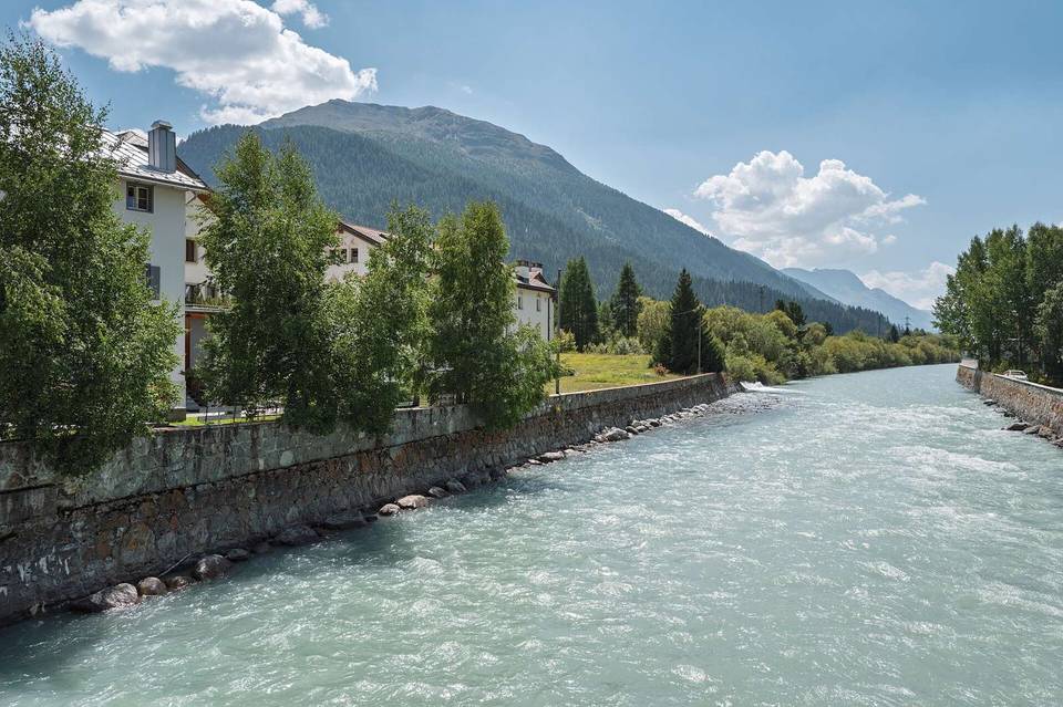 On the road: Albula Pass from La Punt