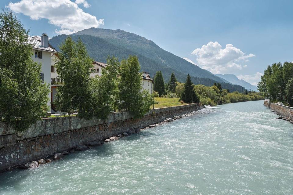 On the road: Albula Pass from La Punt
