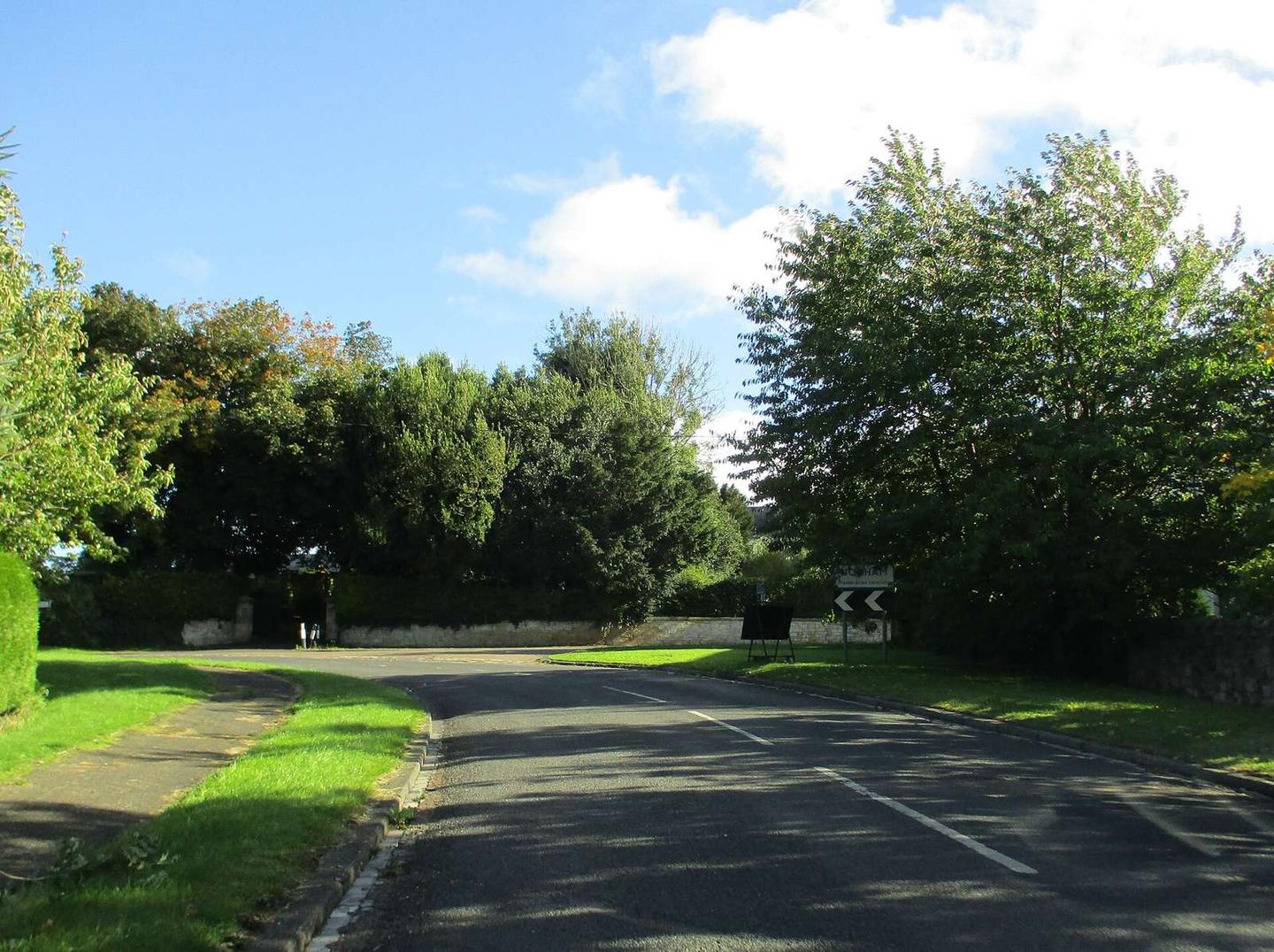 Entering Norham on B6470 after crossing the Border
