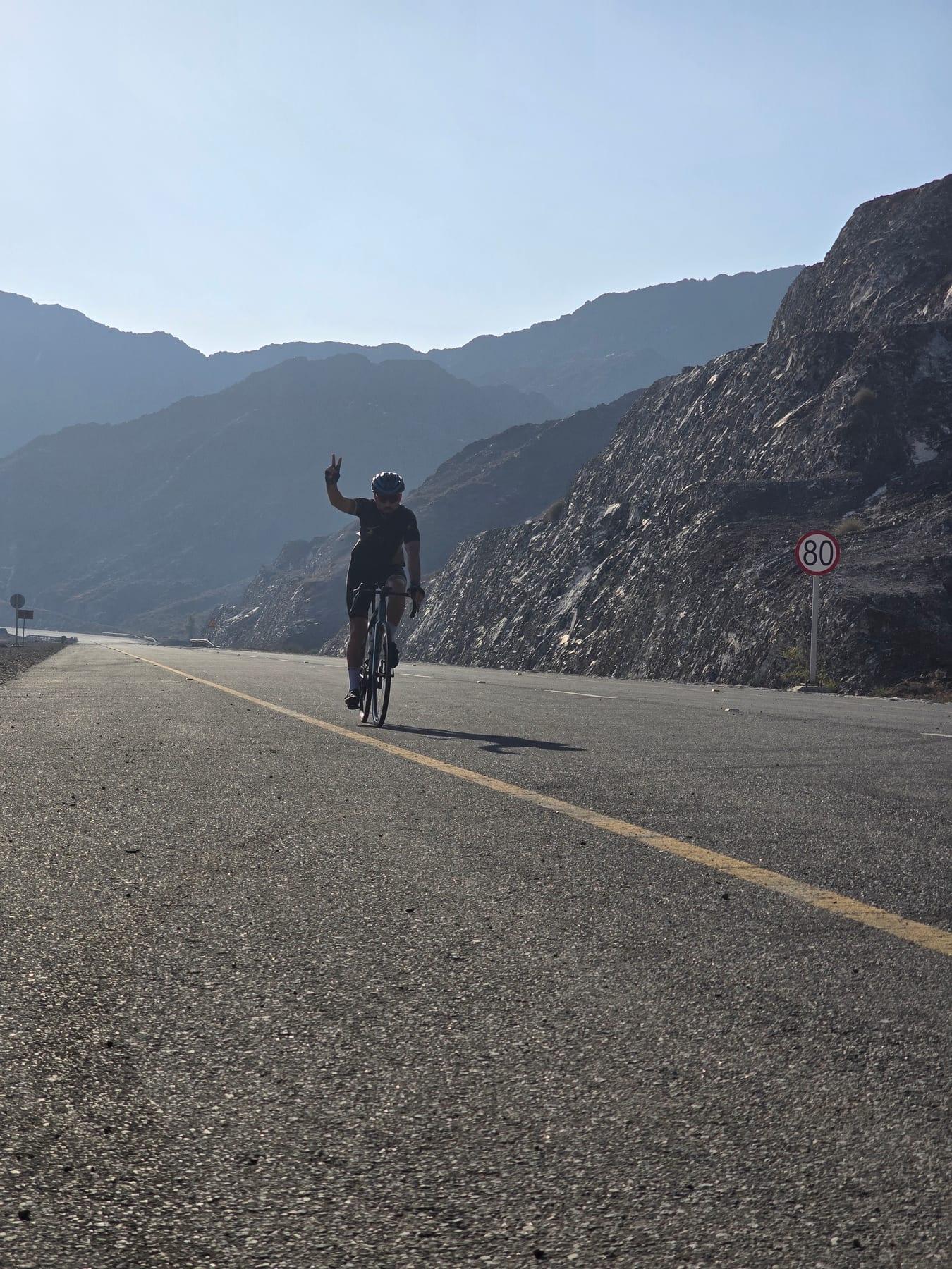 On the road in Sharjah