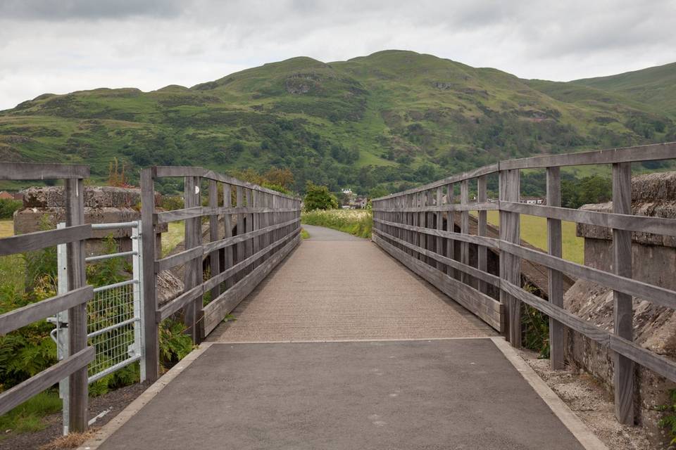 On the road: National Cycle Route 768