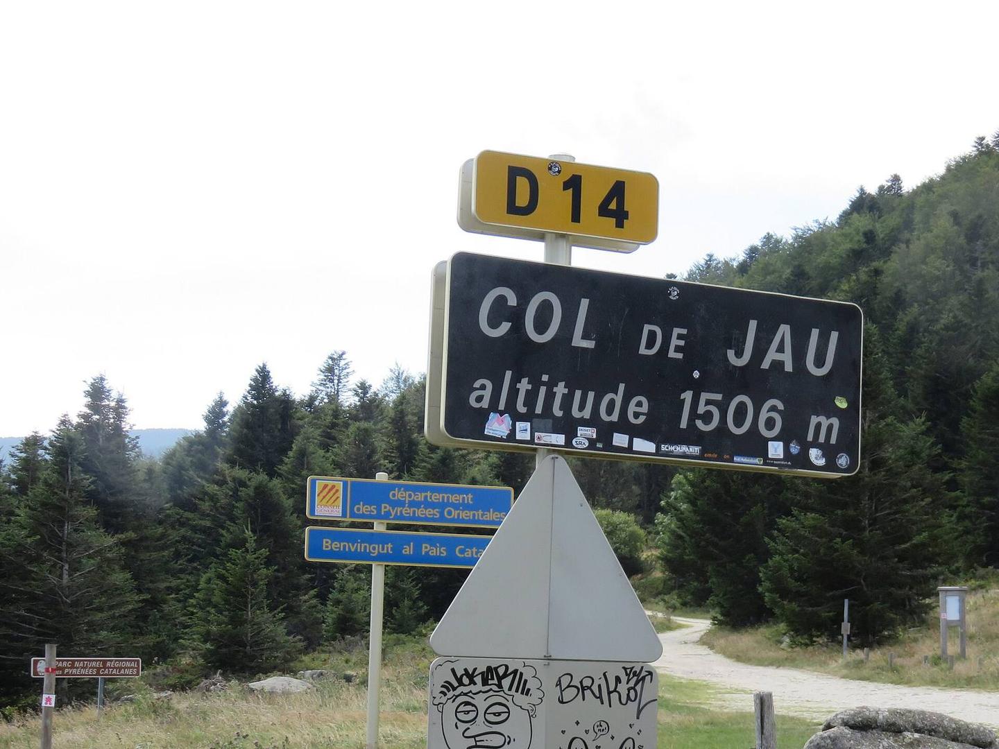 On the road: Col de Jau from Mosset, Mosset