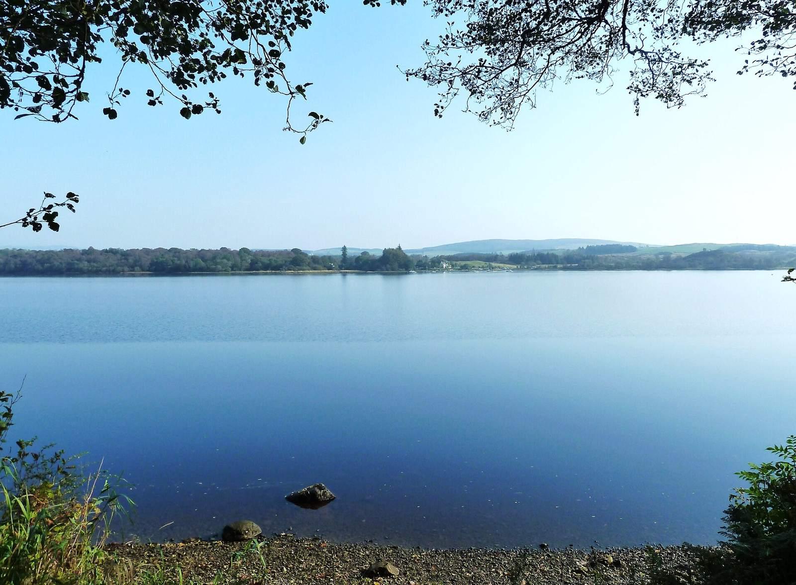 Looking across Loch Ken to Galloway Sailing Centre
