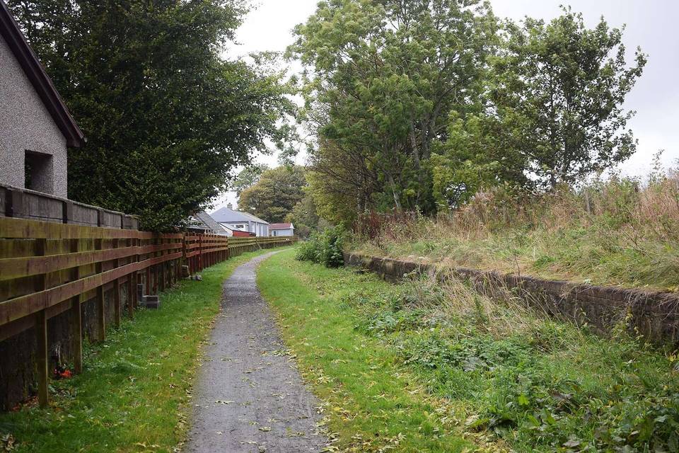 Remains of Newmachar station