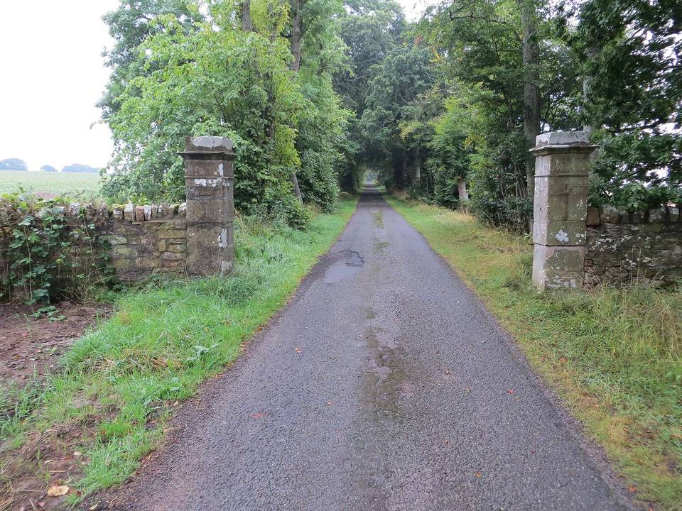 Driveway giving access to Pitcalzean House