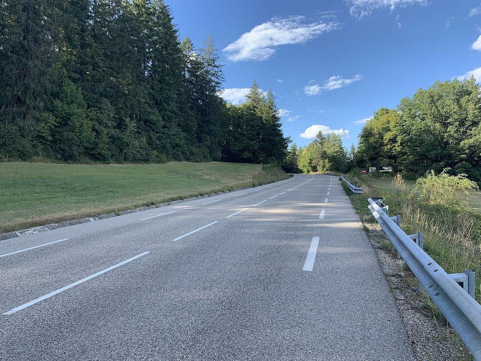 Route du Col de Berthiand, Nurieux-Volognat.