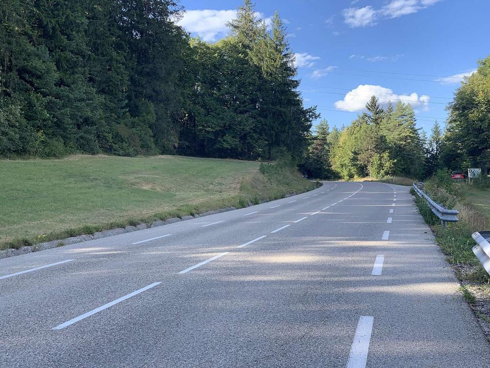 Route du Col de Berthiand, Nurieux-Volognat.