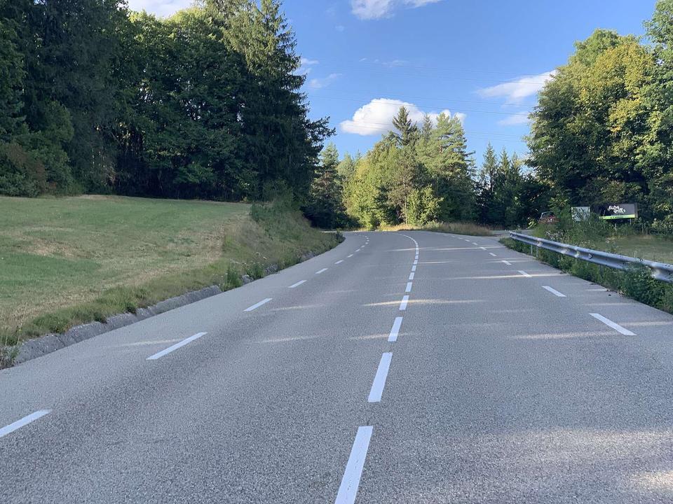Route du Col de Berthiand, Nurieux-Volognat.