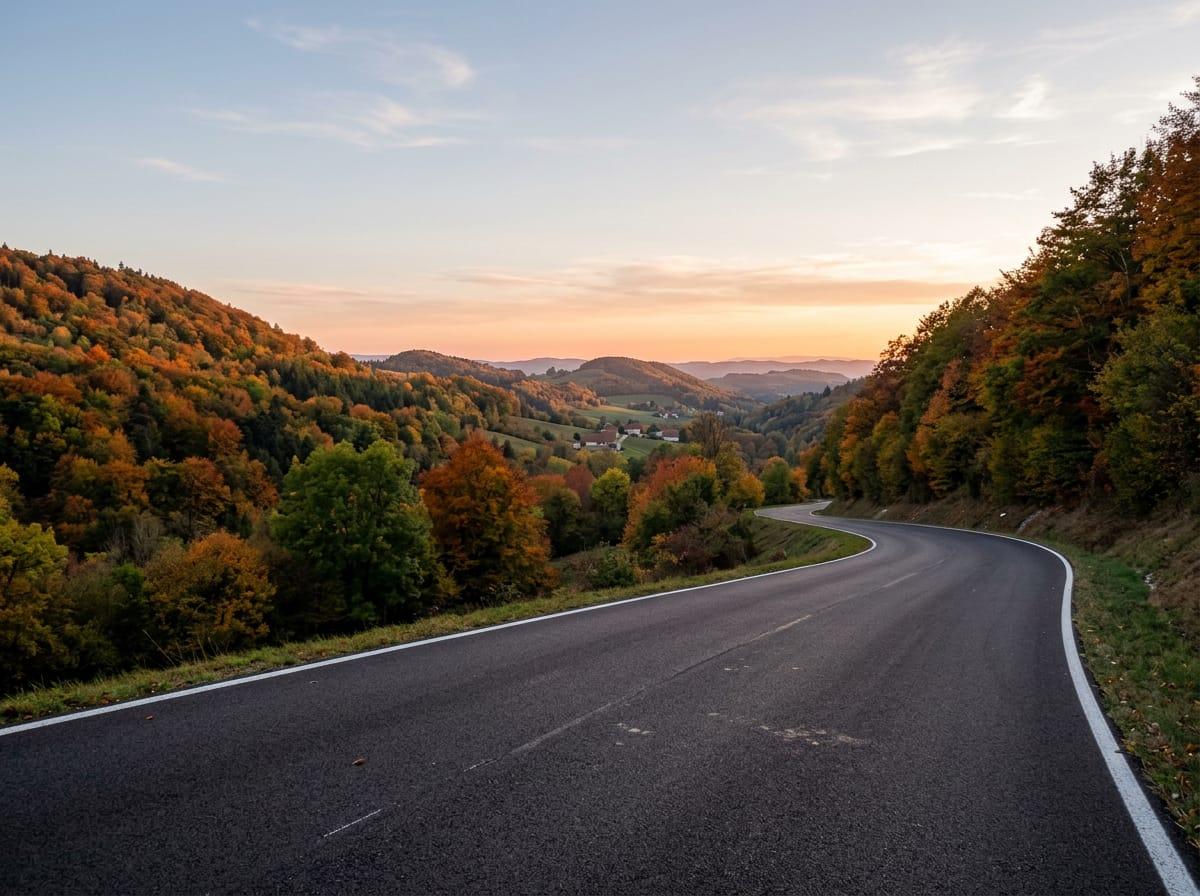 On the road: Col du Berthiand from Nurieux-Volognat