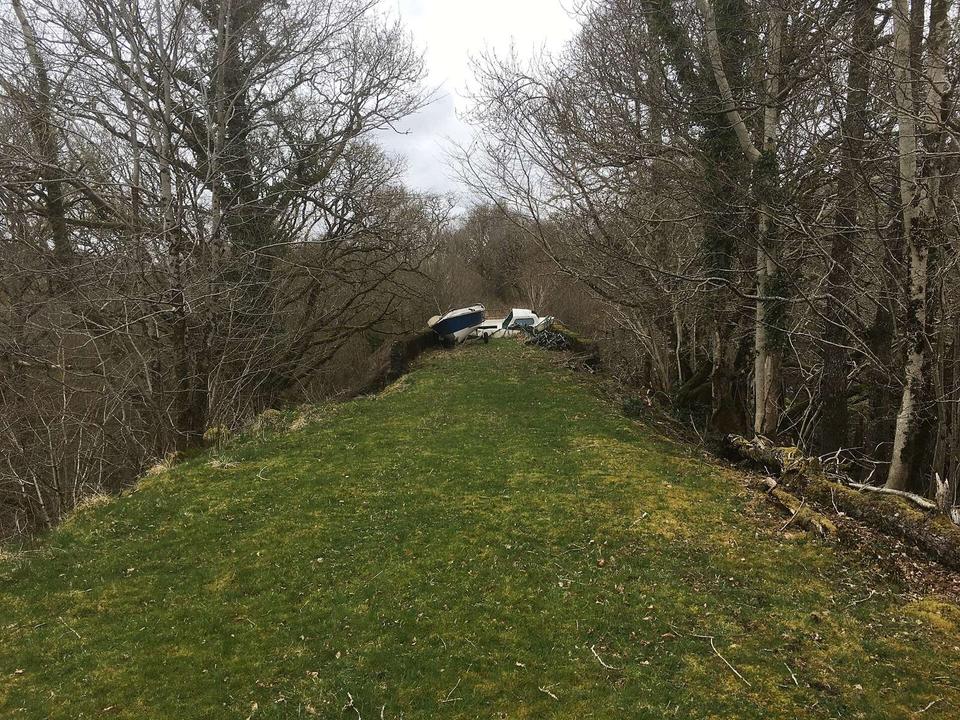 Disused railway trackbed near Creagan