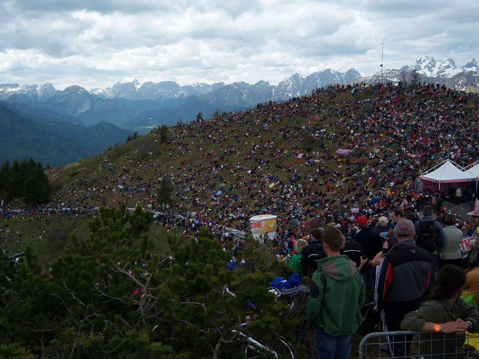 93esimo giro d Italia,la tappa del Zoncolan (View to Northwest)