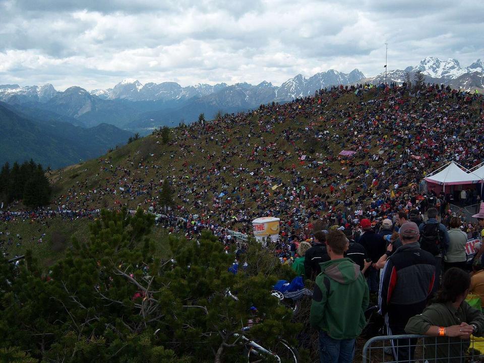 93esimo giro d Italia,la tappa del Zoncolan (View to Northwest)
