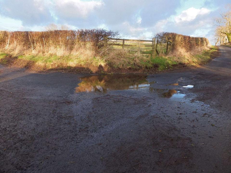 Junction on minor road