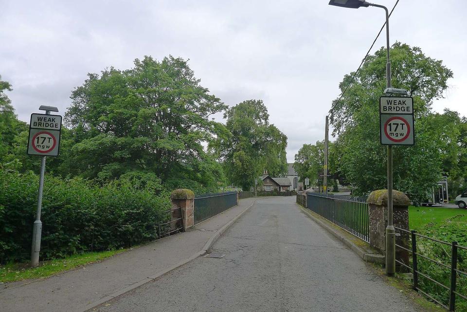 Bogsbank Road over Lyne Water, West Linton