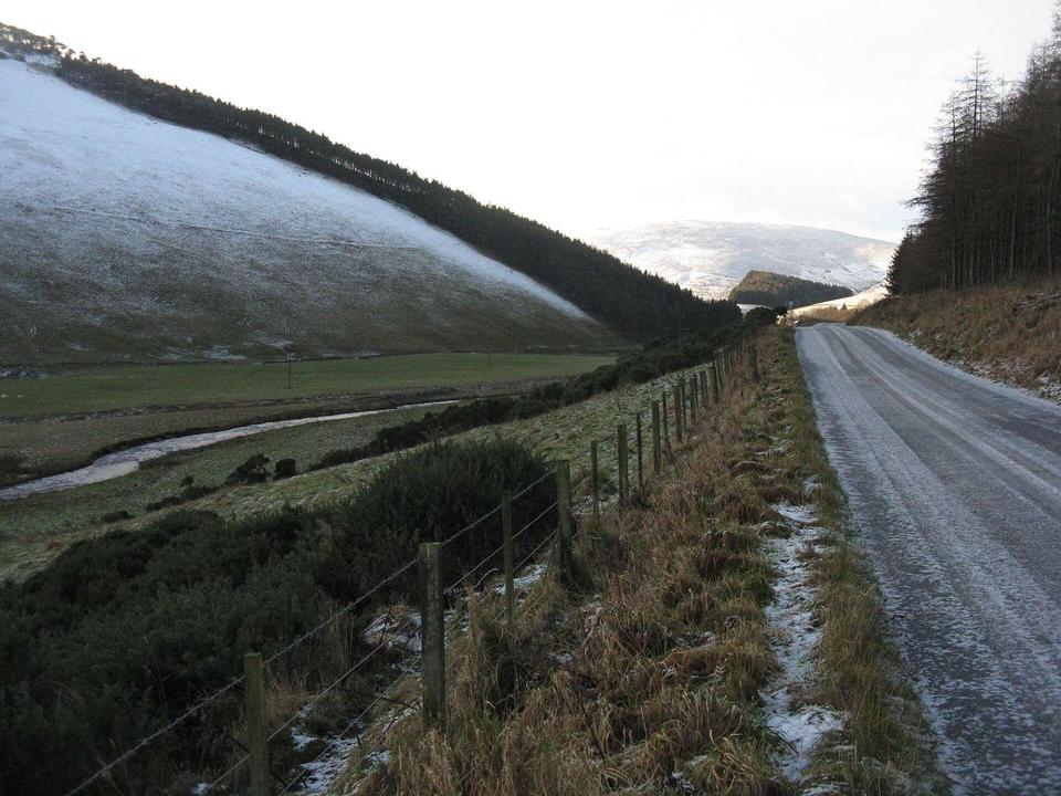 The B709 and Heriot Water