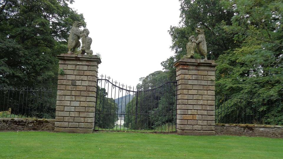 On the road: Traquair House