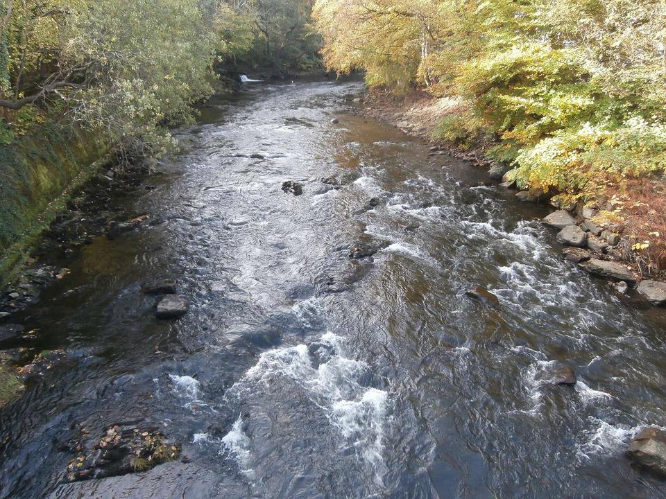 The River Rhondda, Pontypridd