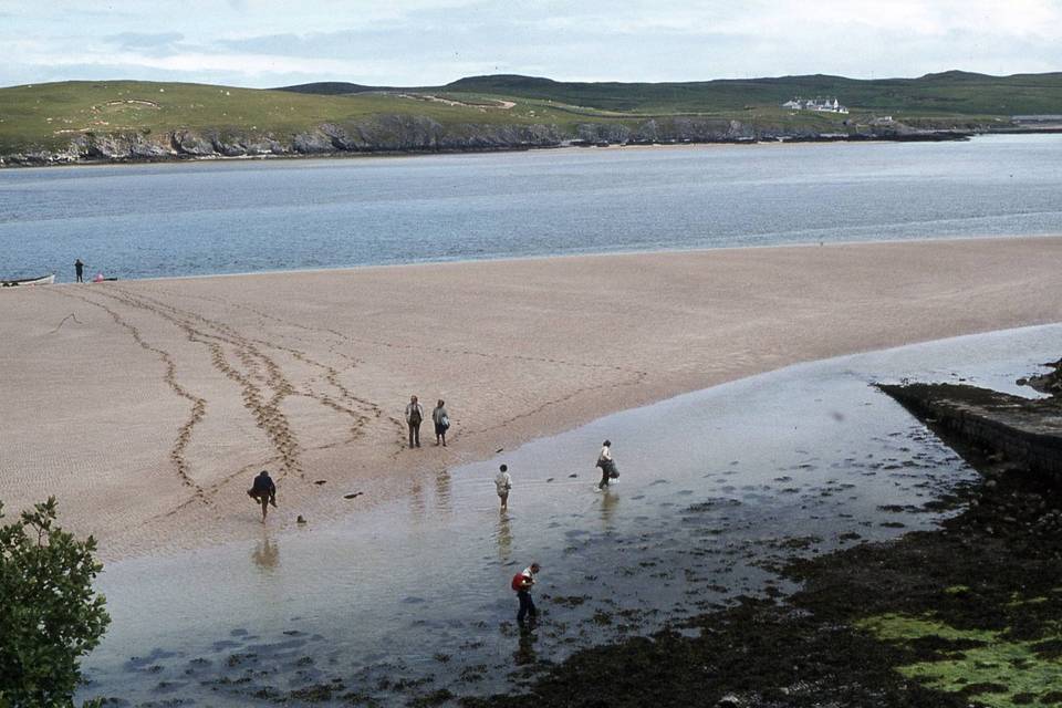 Kyle of Durness Ferry at low tide