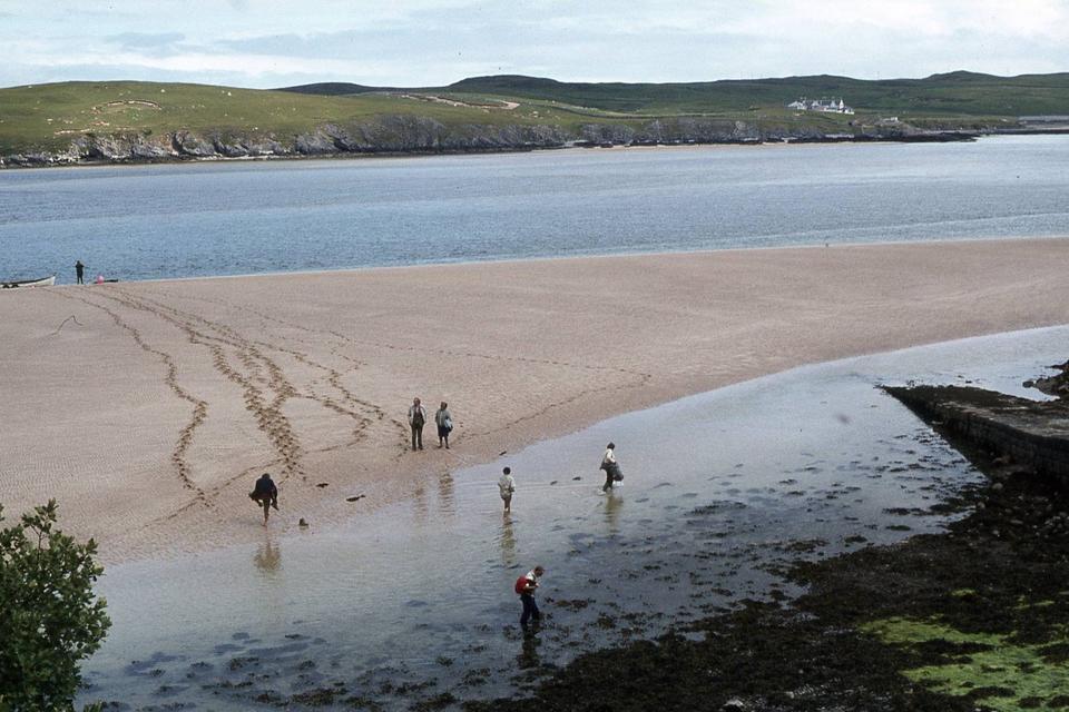 Kyle of Durness Ferry at low tide