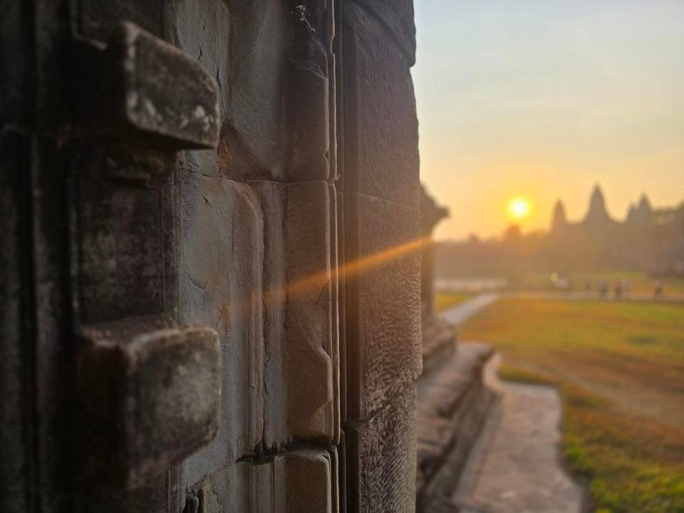 On the road: Angkor Wat Heritage Park