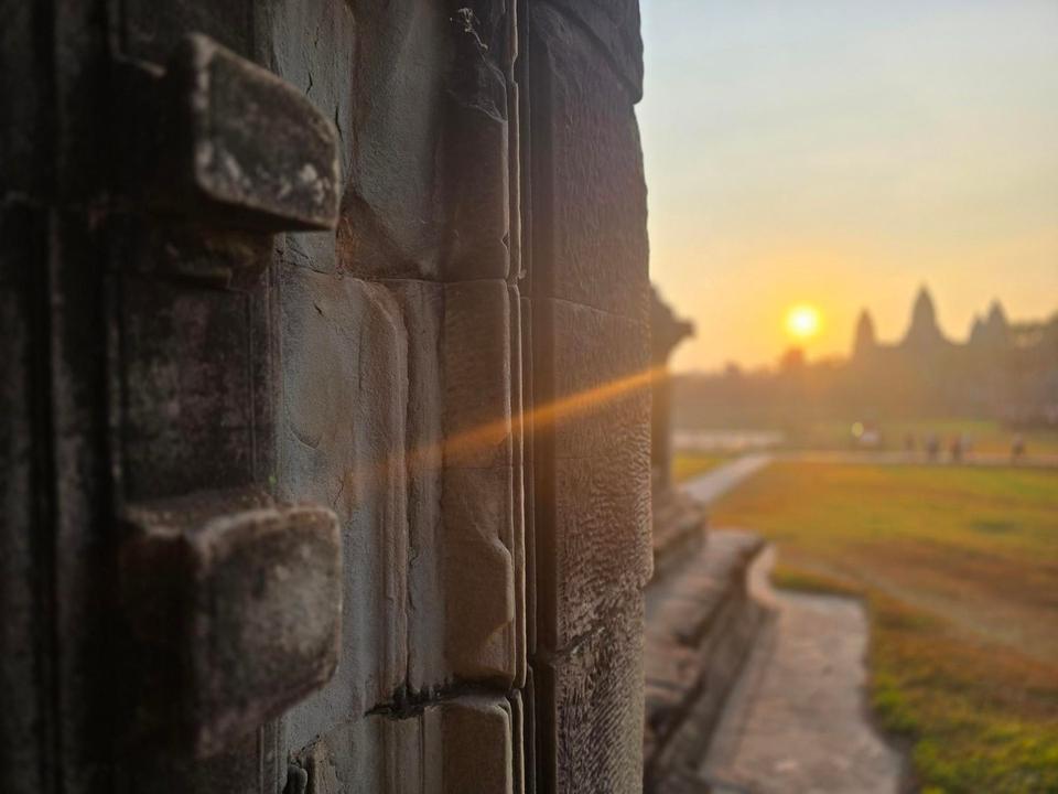 On the road: Angkor Wat Heritage Park