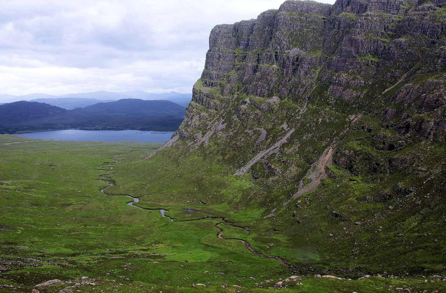 Applecross, Bealach na Ba towards Loch Kishorn.