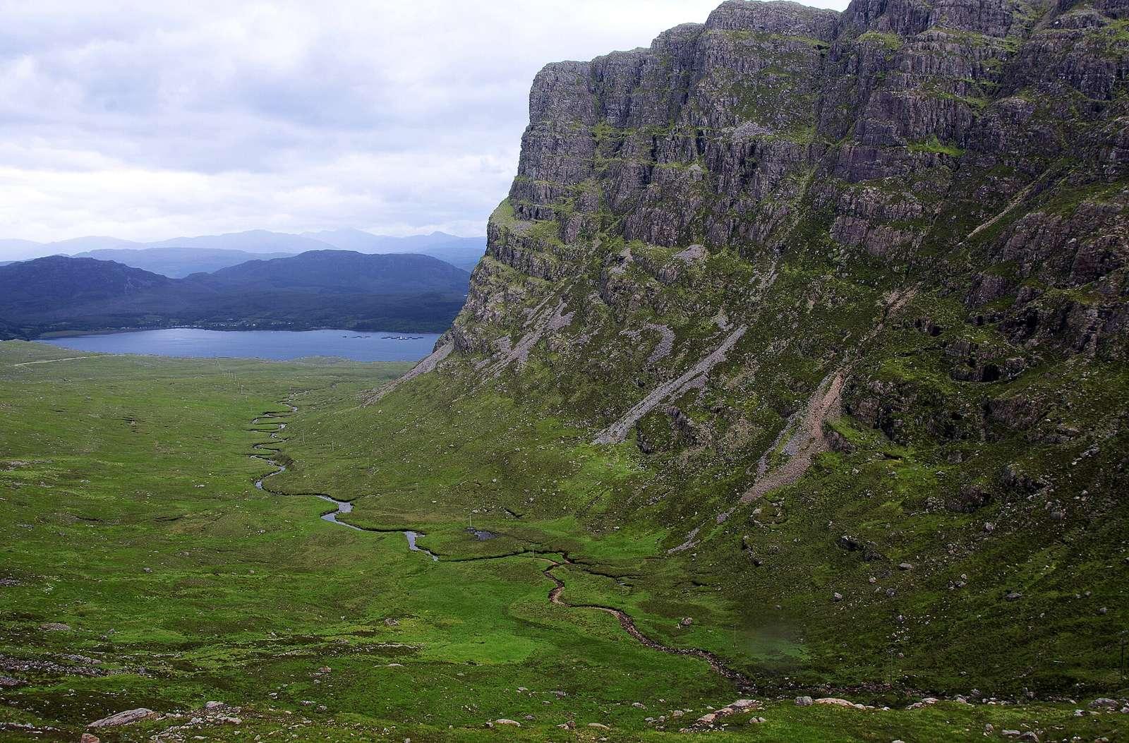 Applecross, Bealach na Ba towards Loch Kishorn.
