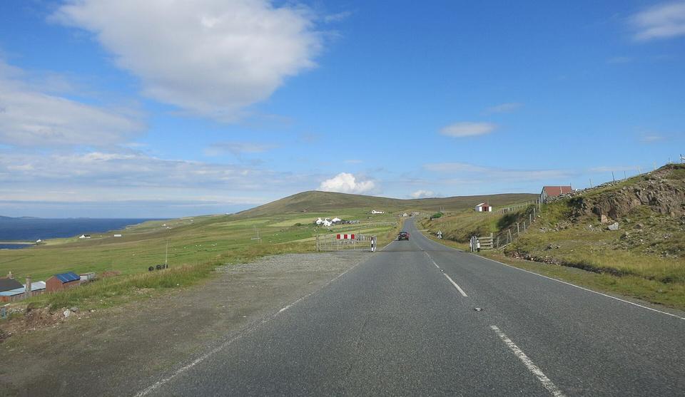 On the road: Ulsta to Gutcher