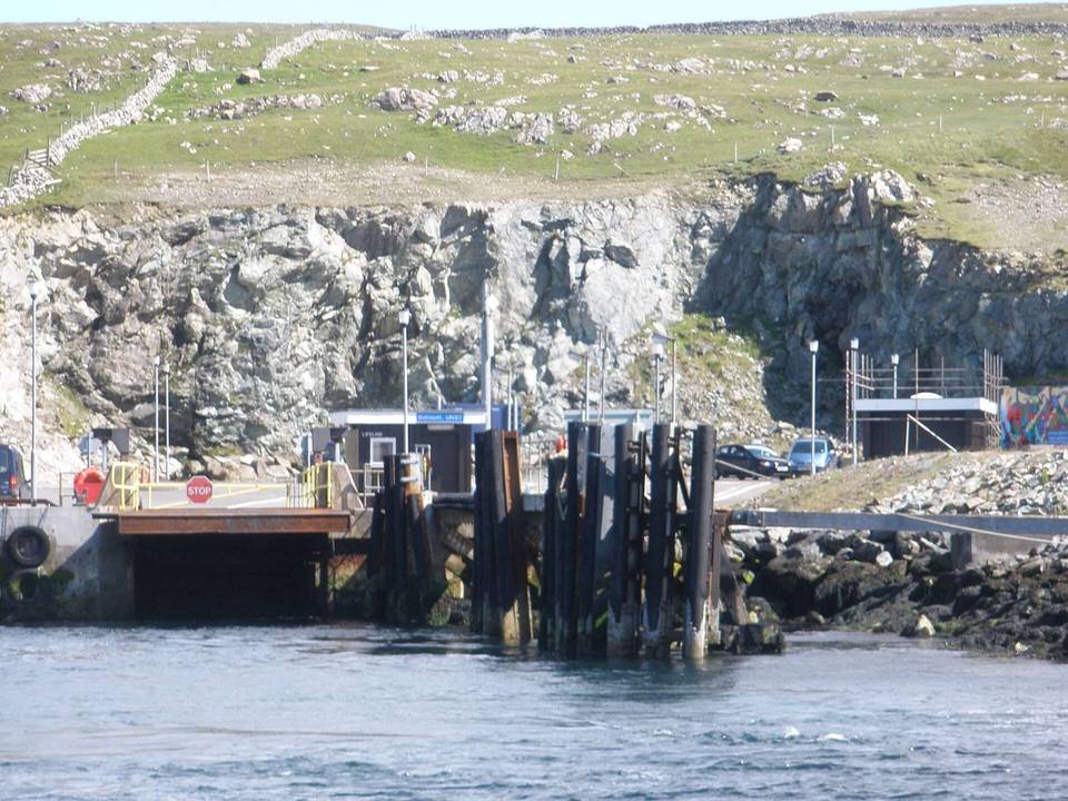 Arriving at Belmont on Unst