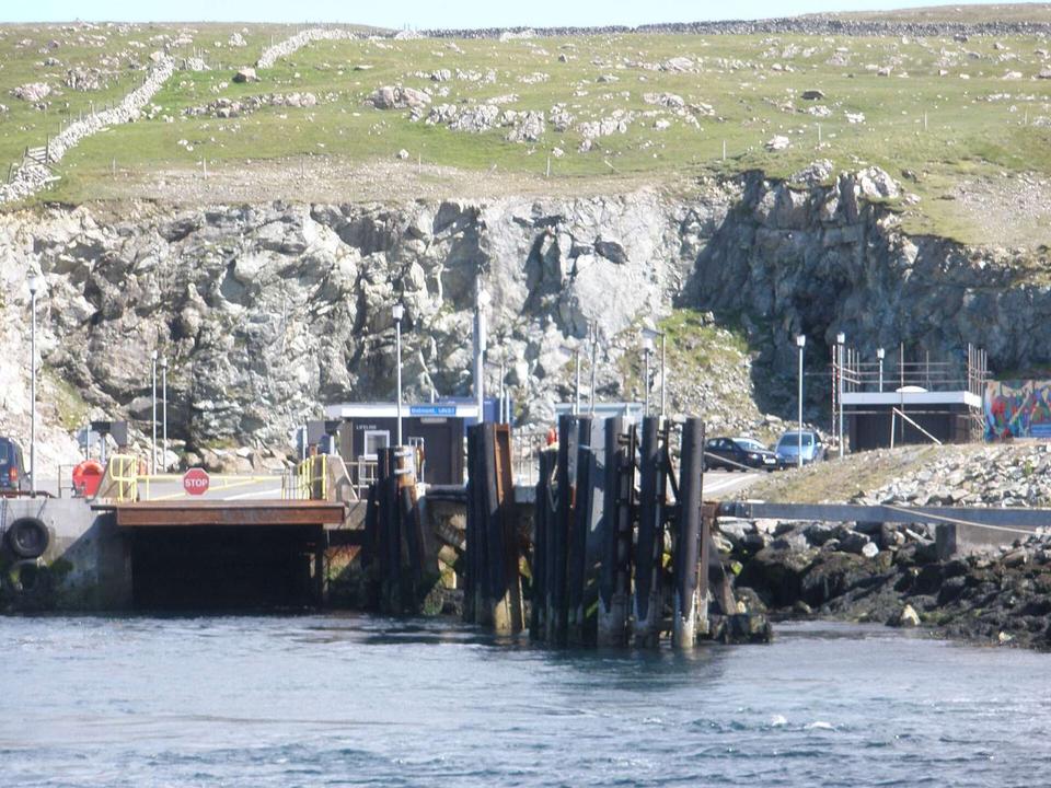 Arriving at Belmont on Unst