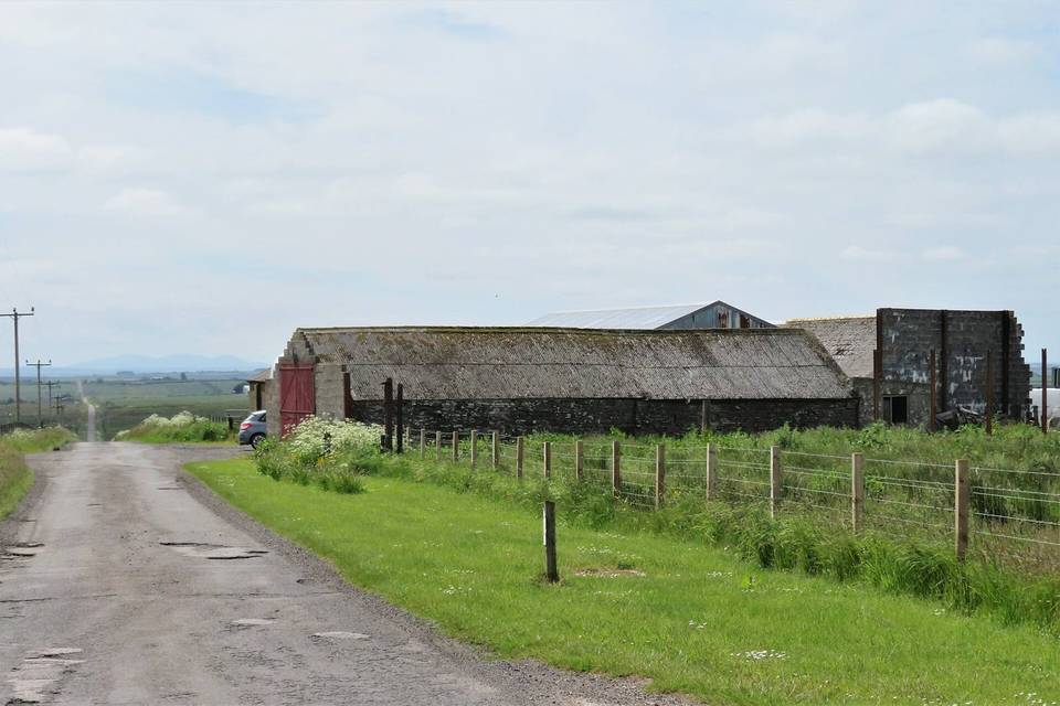 Farm buildings at Slickly - stage 3, Watten to John o' Groats, United Kingdom